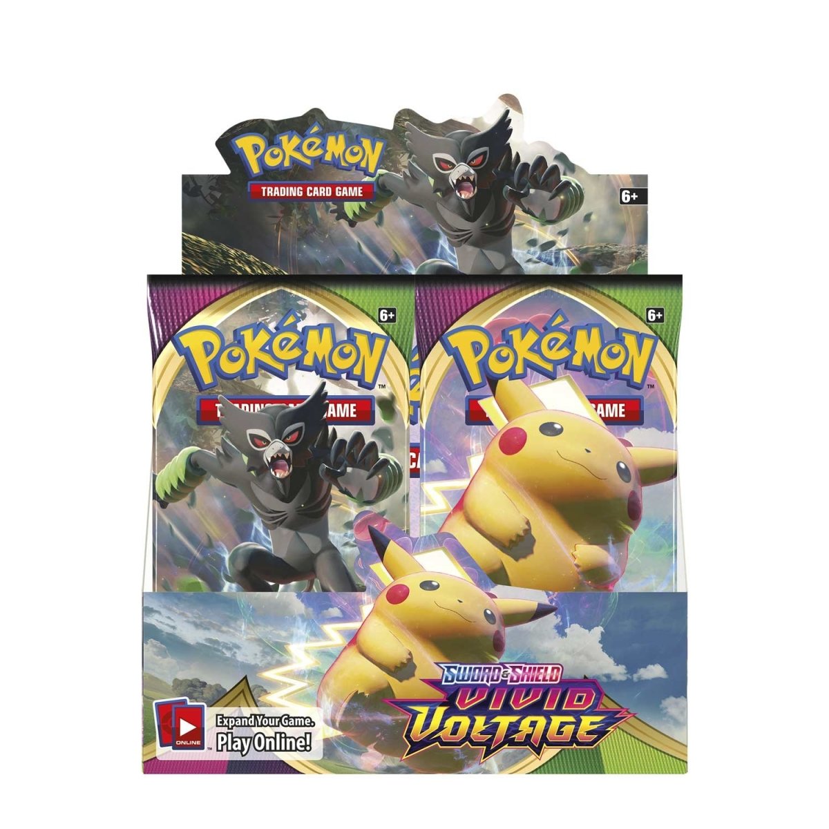 sword and shield booster display box Sword & Shield-Vivid Voltage Booster Display Box (36 Packs) – Twin Blade Trading Cards