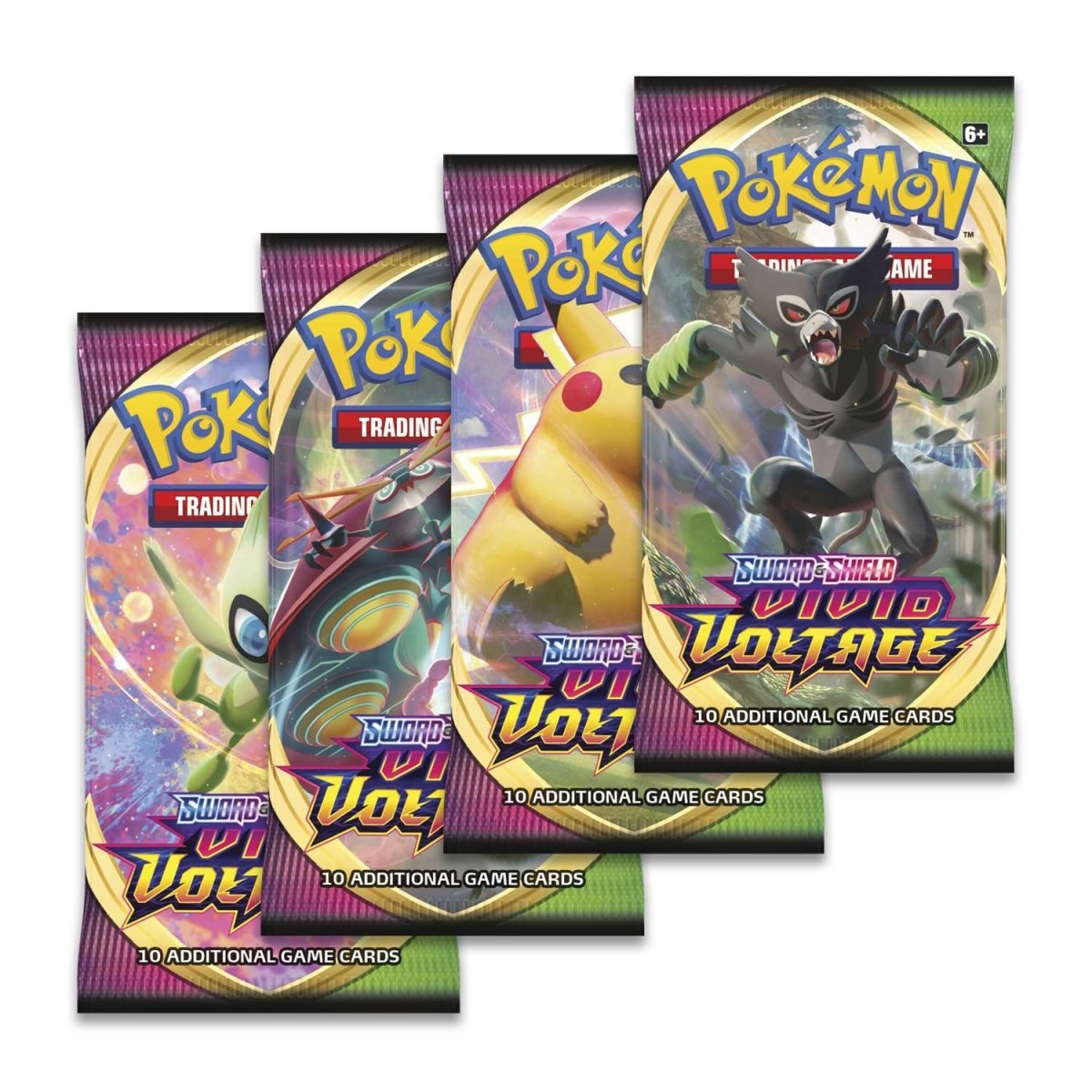 how many packs are in a vivid voltage booster box Pokemon Sword Shield Build Battle DISPLAY 10 Units Pokemon USA ShieldVivid Voltage expansion as more Pokemon V appear Pokemon TCG Vivid Voltage Single