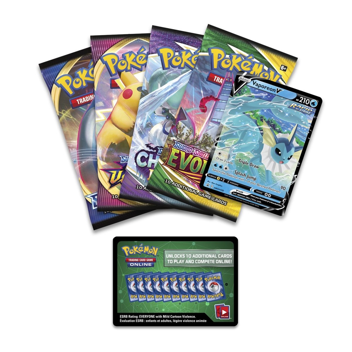Eevee Evolutions Tin (Vaporeon V)